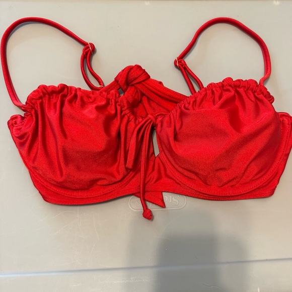 Somerfield Swim Red Ruched Bikini - Picture 1 of 4